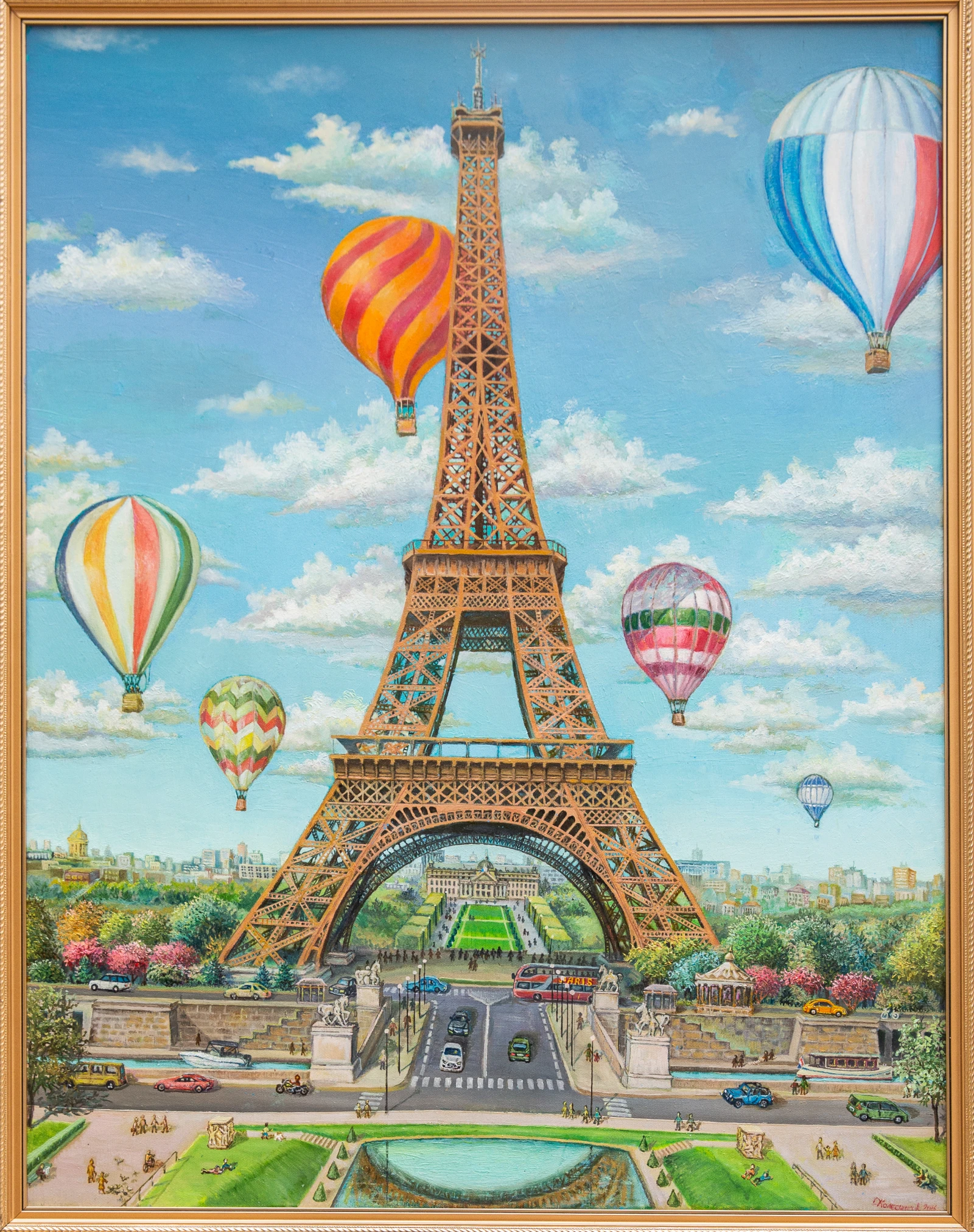 Paris Sky by Dmitry Nikolaevich Kolesnikov. (William Diko) | Art Deluxe Paris