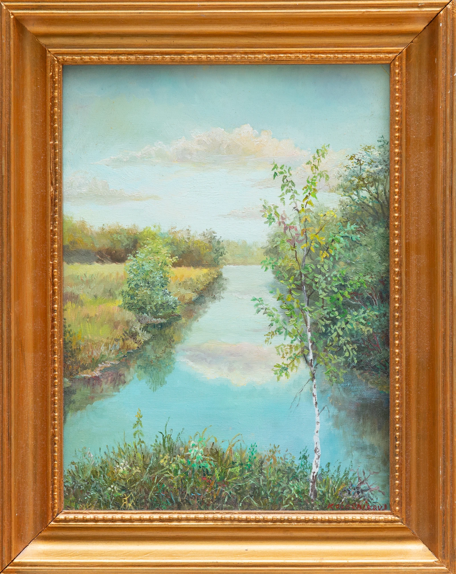 River Bend" by Dmitry Nikolaevich Kolesnikov. (William Diko) | Art Deluxe Paris