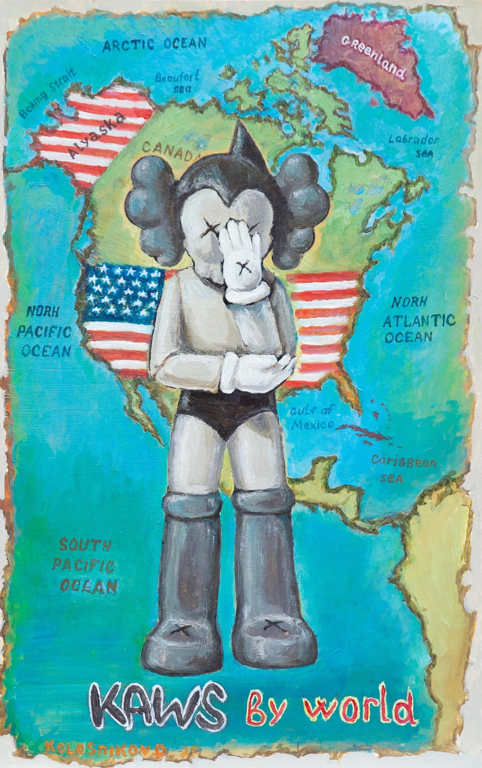 Kaws by Dmitry Nikolaevich Kolesnikov. (William Diko) | Art Deluxe Paris