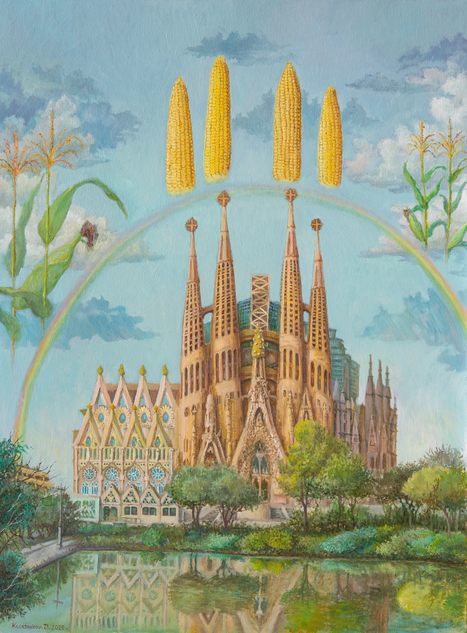 The Vision of Antonio Gaudí by Dmitry Nikolaevich Kolesnikov. (William Diko) | Art Deluxe Paris