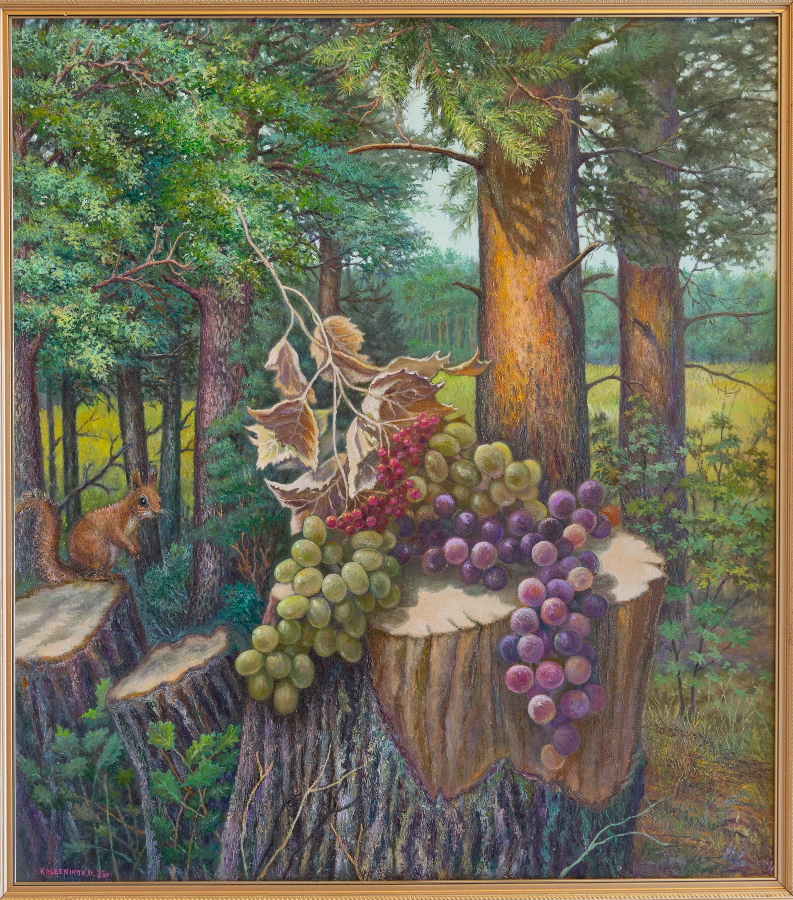 Raisins sur une souche by Dmitry Nikolaevich Kolesnikov. (William Diko) | Art Deluxe Paris
