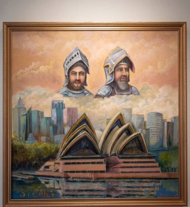 Knights Sid and Ney over Sydney