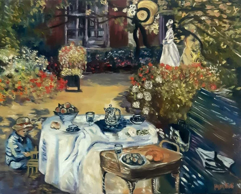 50 Reproduction The Luncheon by Monet
