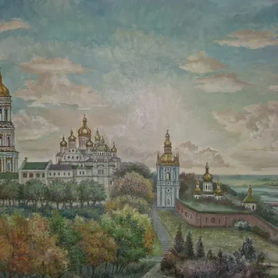 The Kyiv Pechersk Lavra in the Morning