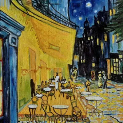 Reproduction Café Terrace at Night by Vincent van Gogh
