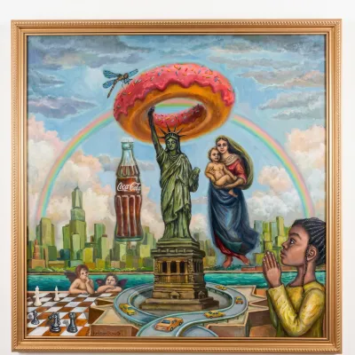 Big donut over New York