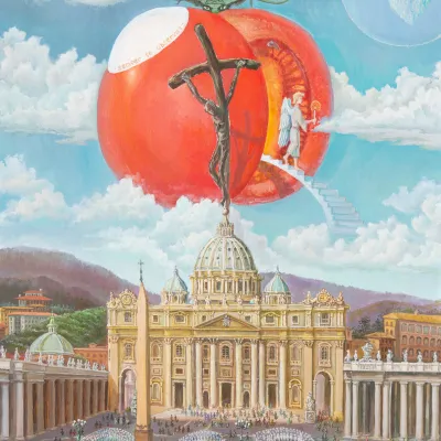 Large Tomato on the Vatican