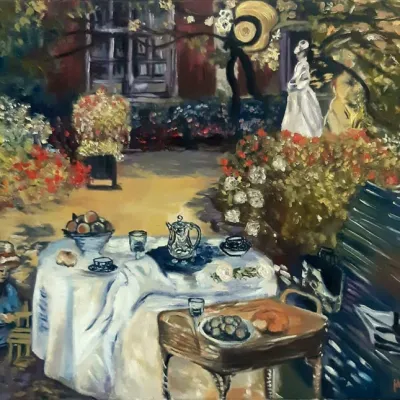 50 Reproduction The Luncheon by Monet