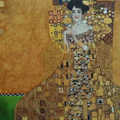 Reinterpretation after Portrait d'Adele Bloch-Bauer I by Gustav Klimt