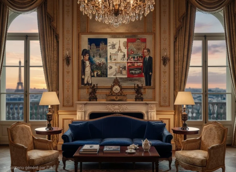 A French-Style Formal Salon