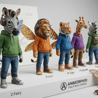 Limited-Edition Collectible Toy — Zebrelf