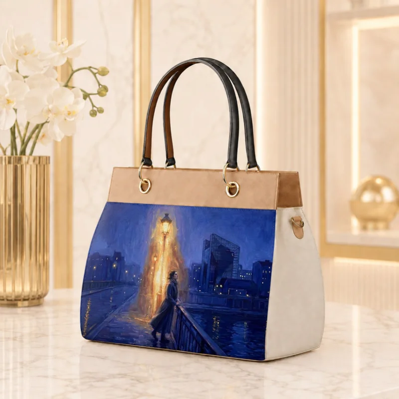 Womens Bag "Night Bridge" — Double-Side Print